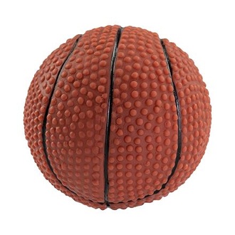 Papírenské zboží - Basketbalový míč se zvukem 7.5 cm, vinyl, HipHop 