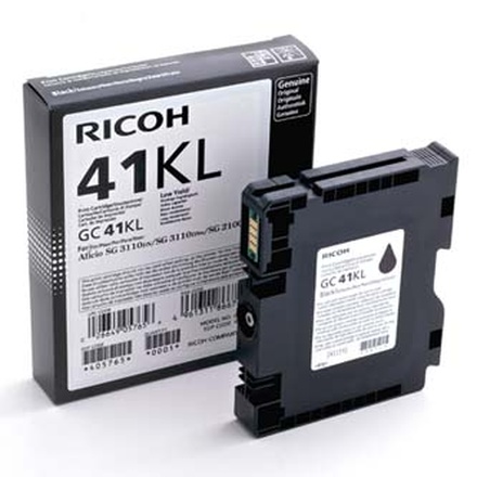 Papírenské zboží - Ricoh originální gelová náplň 405765, black, 600str., GC41KL, Ricoh AFICIO SG 3100, SG 31