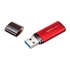 Papírenské zboží - Apacer USB flash disk, USB 3.0 (3.2 Gen 1), 32GB, AH25B, czerwony, AP32GAH25BR-1, USB A, z osłoną