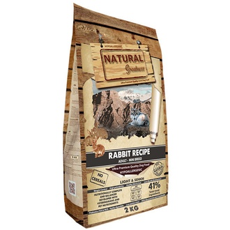 Papírenské zboží - Natural Greatness Rabbit Recipe Mini Adult & Senior & Light /králík/2 kg