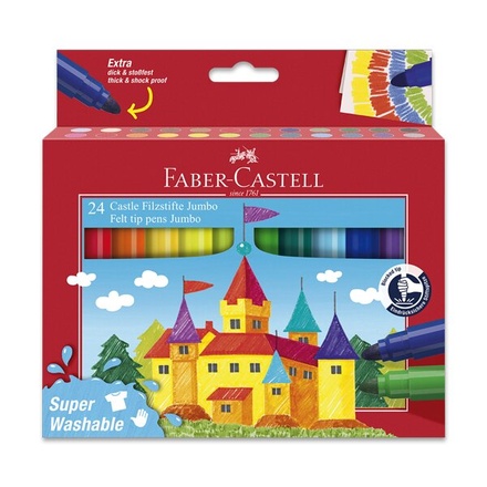 Papírenské zboží - Fixy Faber-Castell Jumbo 24 barev