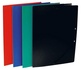 Papírenské zboží - Talerze z gumką, czerwone, PP, 15 mm, A4, VICTORIA