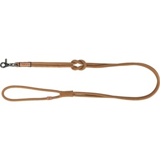 Papírenské zboží - BE NORDIC kulaté kožené vodítko XS-L: 1.20 m/ 8 mm, hnědá 