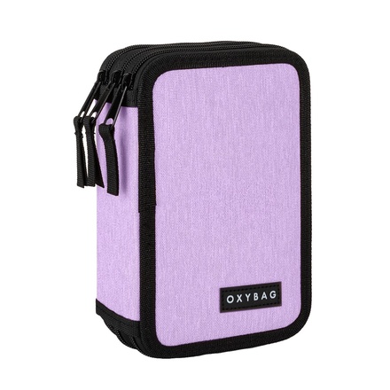Papírenské zboží - Penál 3 p. prázdný UNICOLOR Violet