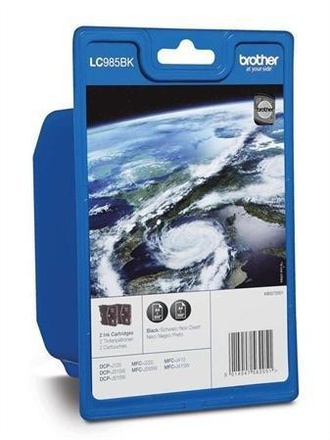 Papírenské zboží - Inkjet cart.pro "DCP J125, J315W, J515W" tiskárny, BROTHER Černá, 2x 300 stran, 2ks/bal.