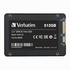 Papírenské zboží - Dysk SSD wewnętrzny Verbatim SATA III, 512GB, Vi550, 49352, 560 MB/s-R, 535 MB/s-W