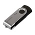 Papírenské zboží - Goodram USB flash disk, USB 2.0, 4GB, UTS2, czarny, UTS2-0040K0R11, USB A, z obrotową osłoną