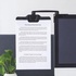 Papírenské zboží - Uchwyt dokumentów na monitor, czarny, ABS