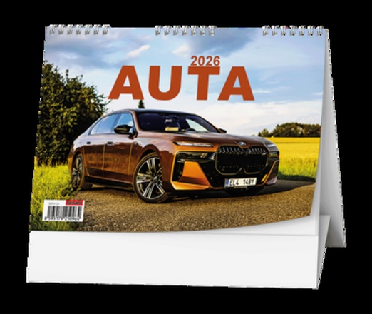 Papírenské zboží - Stolní kalendář - Auta