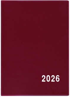 Papírenské zboží - Měsíční diář - Anežka - PVC - bordó