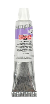 Papírenské zboží - Temperové barvy 16ml - 162590 ultramarín červený