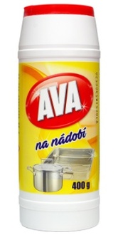 Papírenské zboží - Ava Na nádobí čisticí prášek na čištění běžného kuchyňského nádobí 400 g