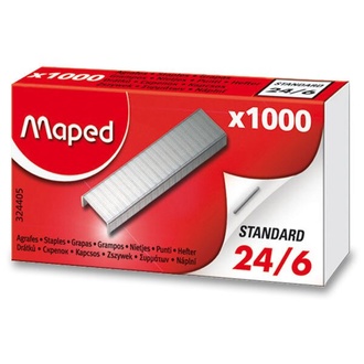 Papírenské zboží - Drátky Maped 24/6 - 1000 ks