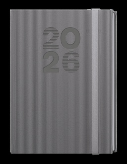 Papírenské zboží - Denní diář - David - Vigo - A5 - šedá