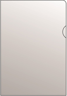 Papírenské zboží - Průhledný obal A5 - "L" PVC čirý, 120mic. [100 ks]
