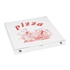 Papírenské zboží - Pudełko na pizzę z tektury falistej 34,5 x 34,5 x 3 cm [100 szt]