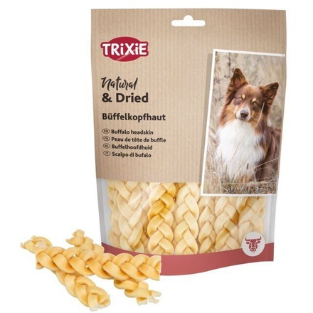 Papírenské zboží - Buffalo Sculp, copánek z buvolí kůže, 12 cm / 200 g