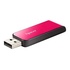 Papírenské zboží - Apacer USB flash disk, USB 2.0, 64GB, AH334, różowy, AP64GAH334P-1, USB A, z wysuwanym złączem