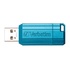 Papírenské zboží - Verbatim USB flash disk, USB 2.0, 32GB, PinStripe, Store N Go, niebieski, 49057, USB A, z wysuwanym złączem