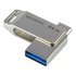 Papírenské zboží - Goodram USB flash disk, USB 3.0 (3.2 Gen 1), 64GB, ODA3, srebrny, ODA3-0640S0R11, USB A / USB C, z obrotową osłoną