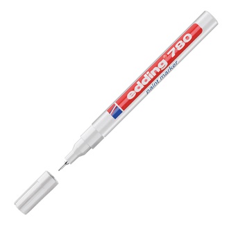 Papírenské zboží - Lakový popisovač "780", bílá, 0,8mm, EDDING