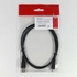 Papírenské zboží - USB kabel (2.0), USB A M - microUSB M, 1m, czarny, Logo