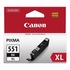 Papírenské zboží - Canon oryginalny ink / tusz CLI551BK XL, black, 1130s, 11ml, 6443B001, high capacity, Canon PIXMA iP7250, MG5450, MG6350, MG7550