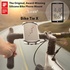 Papírenské zboží - Uchwyt telefonu komórkowego Bone Bike Tie X, na rower, regulowany rozmiar, czarny, 4-6, silikon, mocowany do kierownicy, czarna