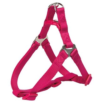 Papírenské zboží - Postroj PREMIUM - fuchsia M:hruď:50-65cm/20mm