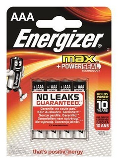 Papírenské zboží - Batterie, AA (tužková), 4 ks, ENERGIZER "Max"