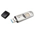 Papírenské zboží - Apacer USB flash disk, USB 3.0 (3.2 Gen 1), 64GB, AH651, srebrny, AP64GAH651S-1, USB A, czytnik linii papilarnych