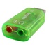 Papírenské zboží - Redukcja USB (2.0), USB-Audio, USB A (2.0) M-Jack (3.5mm) 2x F, 0, zielony, karta dźwiękowa USB