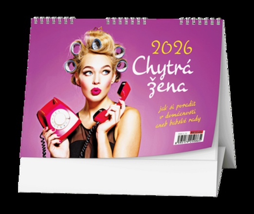 Papírenské zboží - Stolní kalendář - Chytrá žena