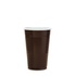 Papírenské zboží - Kubek do kawy (PP) brązowo/biały średnica 70mm 0,2L [100 szt]