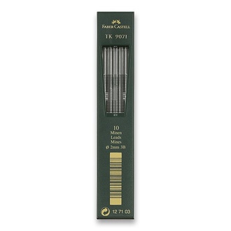 Papírenské zboží - Grafitové tuhy Faber-Castell TK 9071 2 mm, tvrdost 3B