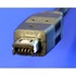 Papírenské zboží - USB kabel (2.0), USB A M - 4-pin M, 1.8m, czarny, Logo, HIROSE