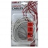 Papírenské zboží - UTP patchcord, Cat.5e, RJ45 M-5m, nieekranowany, szary, Logo, blistr