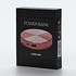 Papírenské zboží - Neutral Box, Powerbank, Li-ion, 5V, 6000mAh, do ładowania telefonów i innych urządzeń, W0608P, 1 złącze, różowa