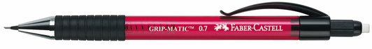 Papírenské zboží - Ołówek automatyczny Grip Matic 1377, czerwony Faber-Castell 137721
