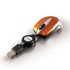 Papírenské zboží - Verbatim Mysz 49023, 1000DPI, optyczna, 3kl., przewodowa USB, pomarańczowa