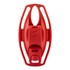 Papírenské zboží - Uchwyt telefonu komórkowego Bone Bike Tie 3, na rower, regulowany rozmiar, czerwony, 4.7-7.2, silikon, mocowany do kierownicy, cz