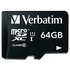Papírenské zboží - Verbatim Karta  pamięci Micro Secure Digital Card Premium, 64GB, micro SDXC, 44084, UHS-I U1 (Class 10), z adapterm