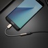 Papírenské zboží - Kabel USB (2.0), USB C M- audio jack (3.5mm) F, 0.1m, reversible, zlatý, Apacer, box, DC1