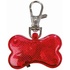 Papírenské zboží - Świecąca zawieszka czerwona kość dla psa 4,5 x 3 cm