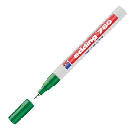 Papírenské zboží - Lakový popisovač "780", zelená, 0,8mm, EDDING