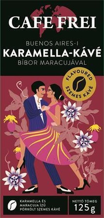 Papírenské zboží - Káva "Buenos Aires", pražená, zrnková, 125 g, CAFE FREI 110161