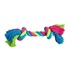 Papírenské zboží - Bawełniany węzeł HipHop 2 knoty - różowy, niebieski, zielony 41cm, 460g