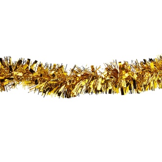 Papírenské zboží - Dekorativní řetěz (PET) zlatý průměr 11cm x 2m [1 ks]