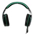 Papírenské zboží - Defender Warhead G-275, słuchawki z mikrofonem, regulacja głośności, czarno-zielona, słuchawki, 2x 3.5 mm jack