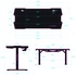 Papírenské zboží - ULTRADESK Biurko dla gracza FORCE - szare, 166x70 cm, 76.5 cm, z podkładką pod mysz XXL, uchwyt na napoje i słuchawki